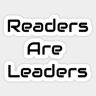Readers Are Leaders Sticker